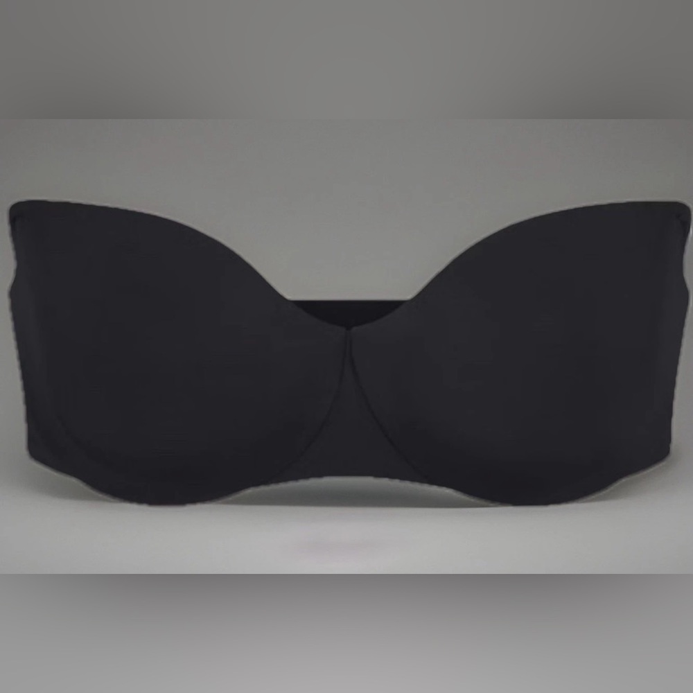 SKIMS Smoothing Intimates Strapless Bra Onyx 46DDD (F) CUSHIONED UNDERWIRE NWT - Picture 2 of 6